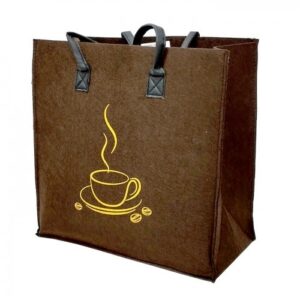 Non Woven Carry Bag Brown 34Cm
