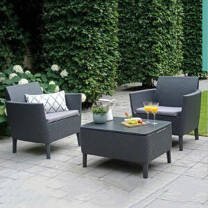 Allibert Salemo Balcony Set Furniture Graphite