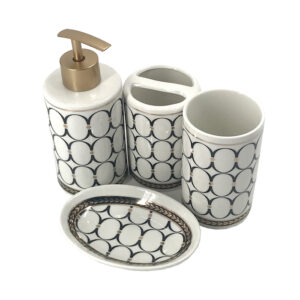 Bathroom Accessory Set Circle